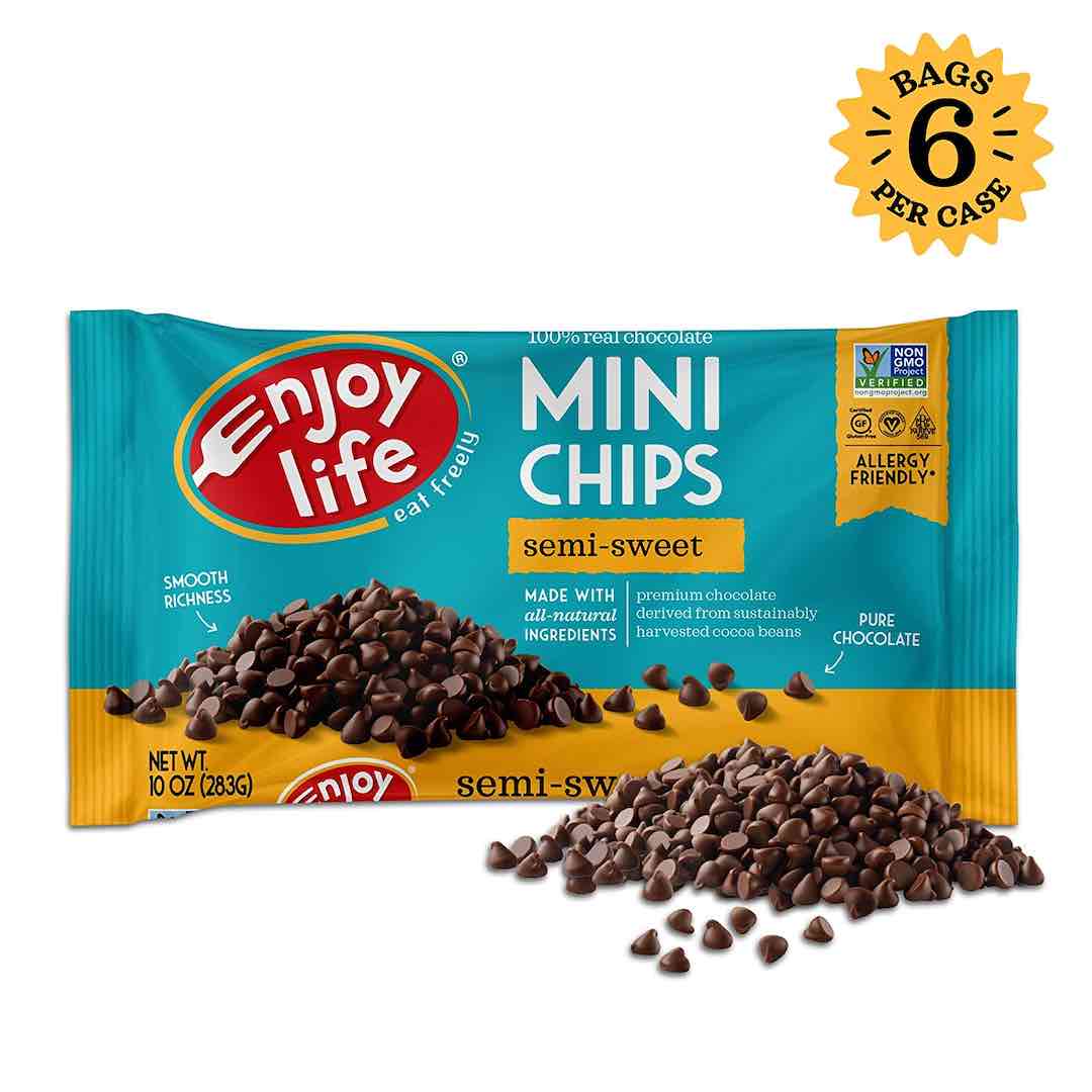 Enjoy Life Semi-Sweet, Dairy Free, Nut Free Vegan Chocolate Chips