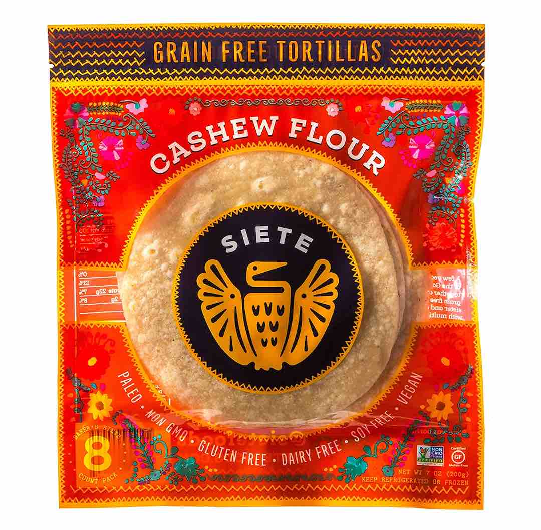 Siete Cashew Flour Grain Free Tortillas